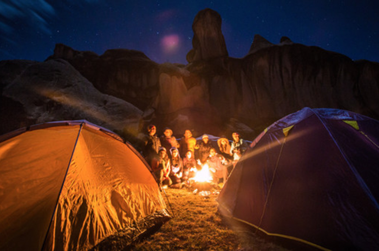 A donde acampar por fin de año