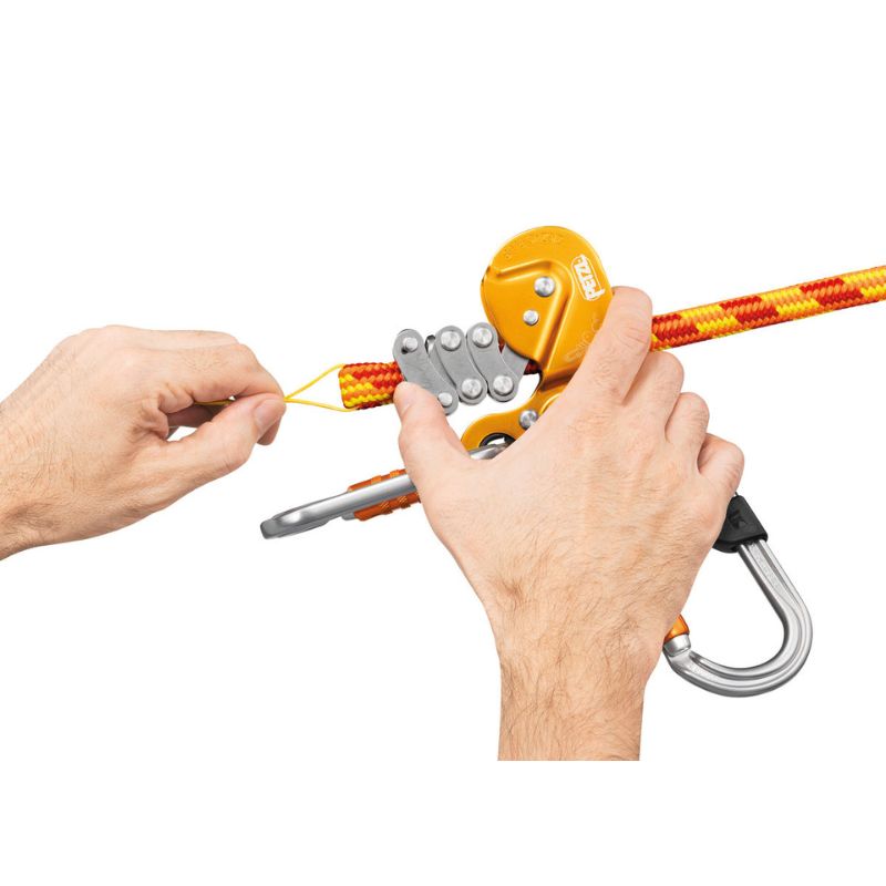 Cuerda semiestática Petzl Control 12.5 mm - Naranja 1 terminal injerido