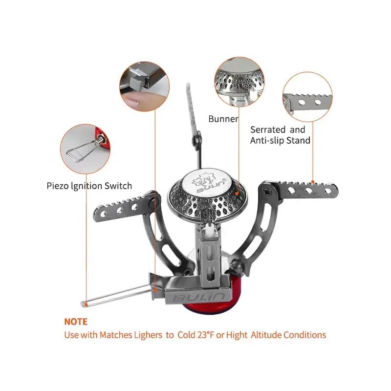 Cocina Portátil Bulin 100 B1 - Piezoelectrica