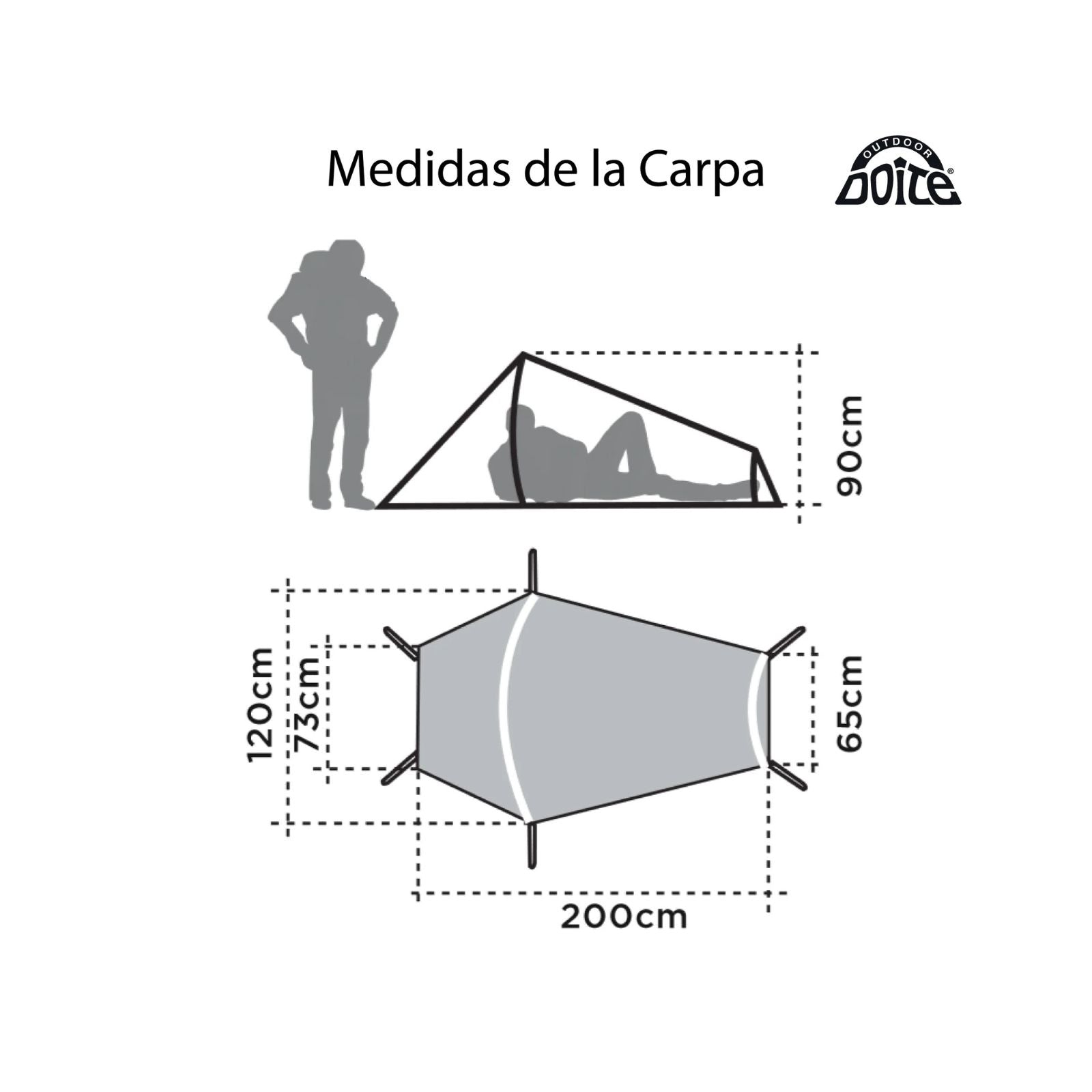 Carpa Doite Zolo 1 Persona - Ultraliviana