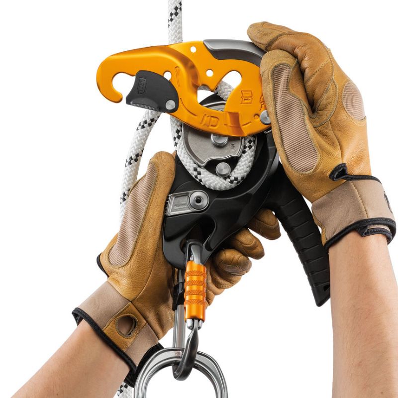 Descensor Petzl I'D S - Con Función Antipánico para trabajos en altura