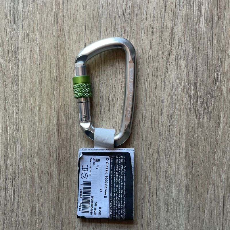 Mosquetón Edelrid D-Classic 3000 Screw