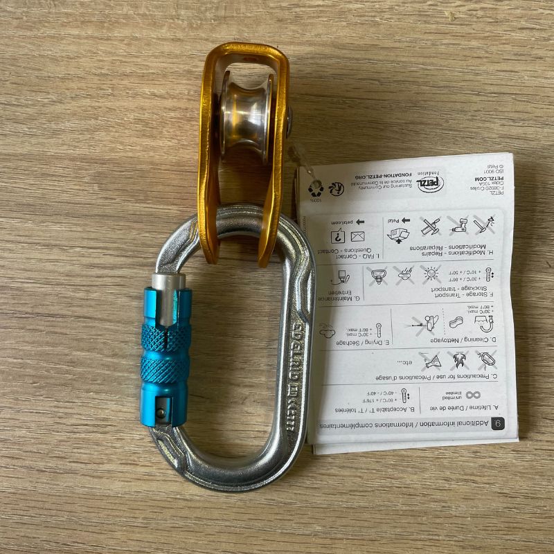 Mosquetón Edelrid Oval Power Steel Triple-Lock