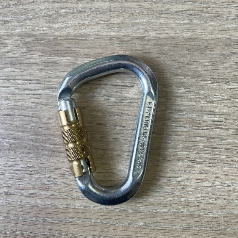 Mosquetón Edelrid Steel HMS Triple-Lock