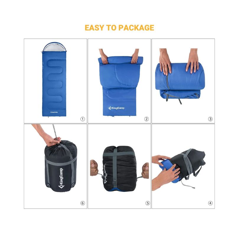 Bolsa de dormir King Camp Oasis 250 - Negro