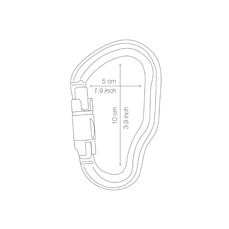 Mosquetón Petzl Vertigo Twist-Lock