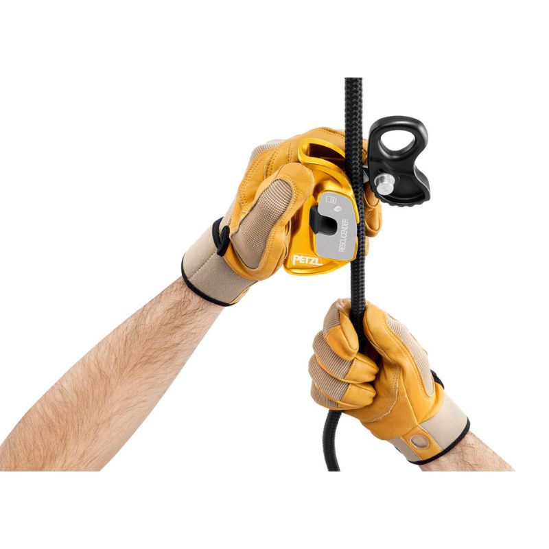Bloqueador Petzl Rescucender - Bloqueador de leva ranurada
