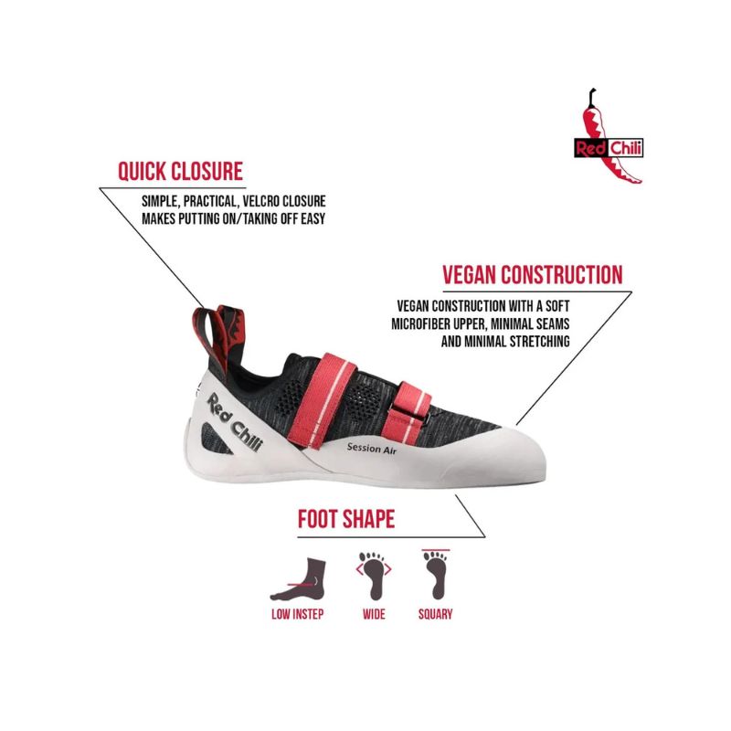 Pies de gato Red Chili Session Air