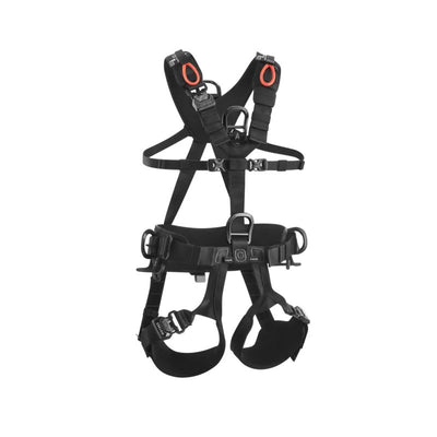 Arnés Edelrid VERTIC TRIPLE LOCK BLACK para trabajo en altura y acceso por cuerda