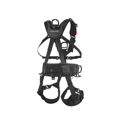 Arnés completo Edelrid VERTIC TRIPLE LOCK BLACK con certificación EN 361
