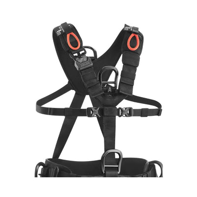 Edelrid VERTIC TRIPLE LOCK BLACK con anillas laterales EN 358