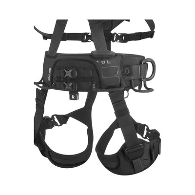 Arnés Edelrid VERTIC TRIPLE LOCK BLACK compatible con asiento Air Lounge