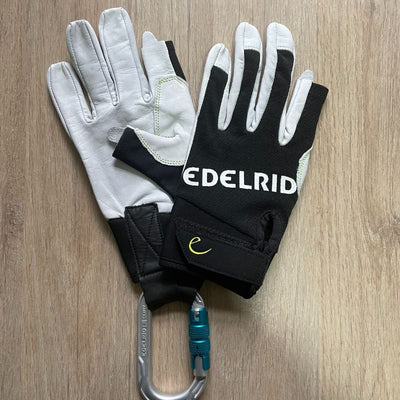 WORK GLOVE CLOSED Edelrid con dorso elástico de 4 direcciones