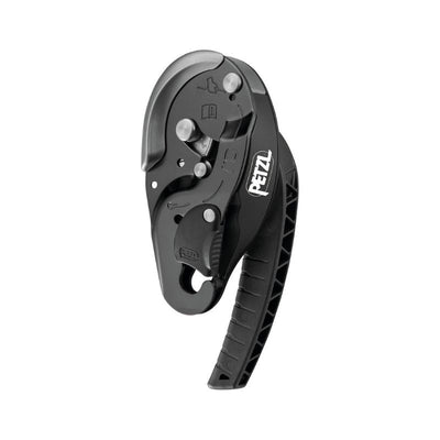 Descensor Petzl I’D L profesional para rescate y acceso por cuerda de 12,5 a 13 mm, color negro o uso táctico 