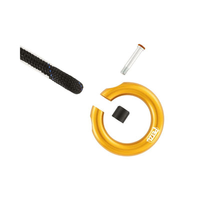 Petzl RING OPEN con abertura de 11 mm para terminales cosidos