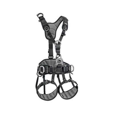 Arnés Petzl AVAO versión europea para trabajos en altura con certificaciones EN 361 EN 358 EN 813