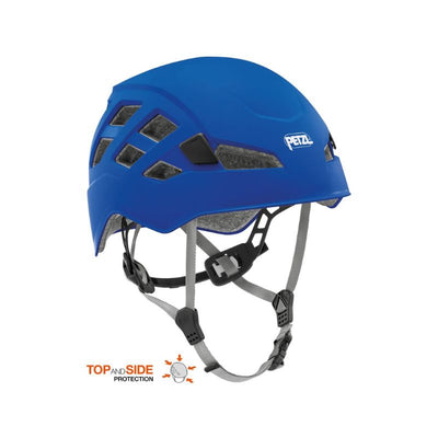 Casco Petzl Boreo azul para escalada y alpinismo
