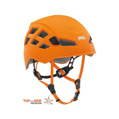 Casco Petzl Boreo naranja para escalada y alpinismo