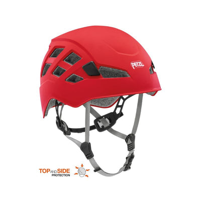 Casco Petzl Boreo rojo para escalada y alpinismo