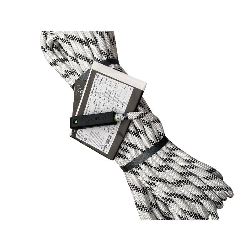 Cuerda semiestática con terminal cosida Edelrid Performance Static 11 mm