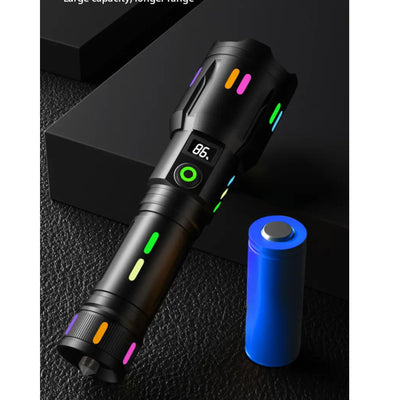 Dexbo Táctico 60W linterna LED recargable