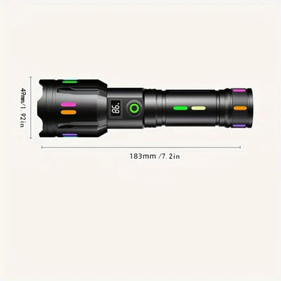 Dexbo Táctico 60W linterna LED recargable