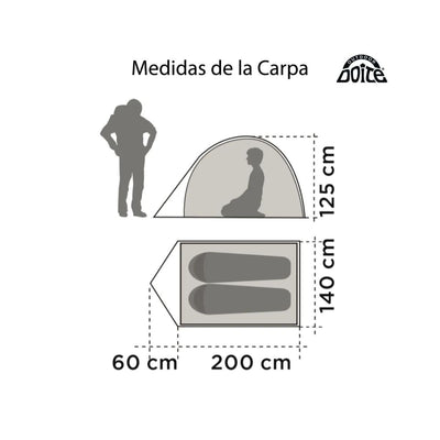 Medidas de carpa Doite Andina XR2