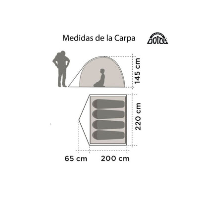 Doite Zander 4 carpa familiar