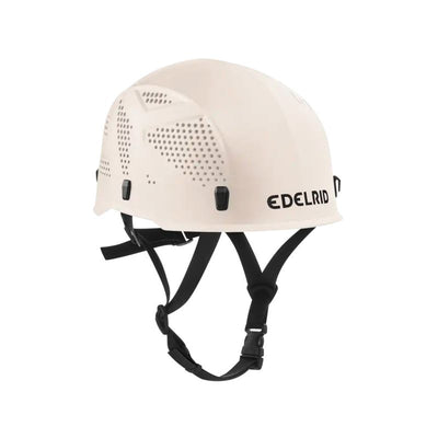 Casco Edelrid Ultralight blanco para escuelas de escalada