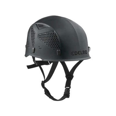 Casco Edelrid Ultralight negro para clubes de montaña