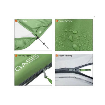 Bolsa de dormir KingCamp Oasis 250XL - Verde