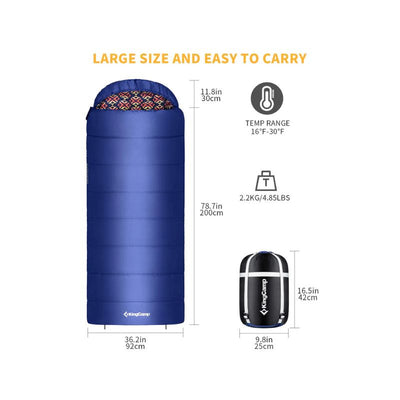 KingCamp Superior 400 XL bolsa de dormir tipo momia