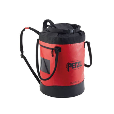 Petzl BUCKET 45 para guardar hasta 190 m de cuerda de 11 mm