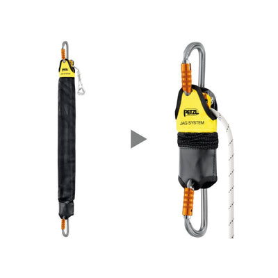 Sistema de rescate reversible Petzl con polipasto 4:1