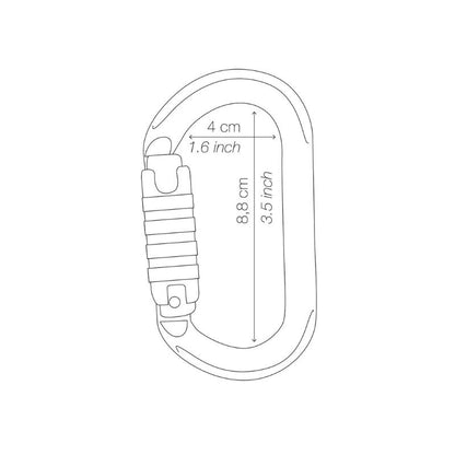 Mosqueton Petzl OK Triact-Lock