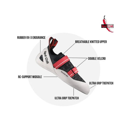 Pies de gato Red Chili Session Air