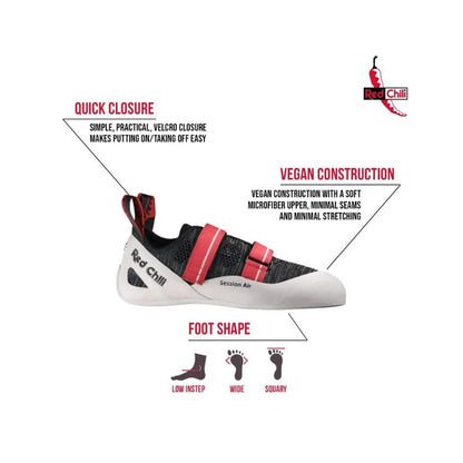 Pies de gato Red Chili Session Air