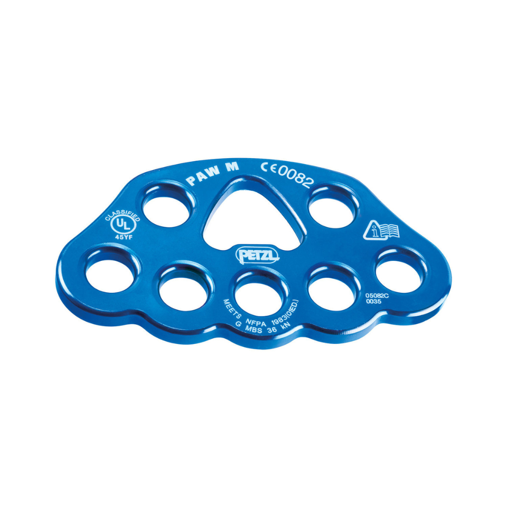 Placa de Multianclaje Petzl PAW M - Azul