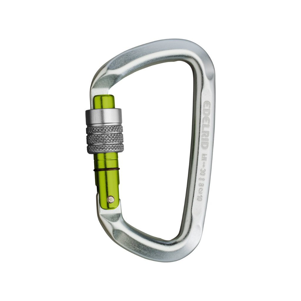 Mosquetón Edelrid D-Classic 300 Screw - Asimétrico