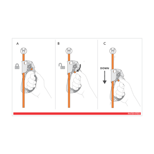 Bloqueador Climbing Technology - Quip UP plus derecha