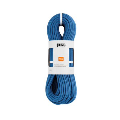 Cuerda simple Petzl CONTACT 9.8 mm para rocódromo y escalada deportiva en pared