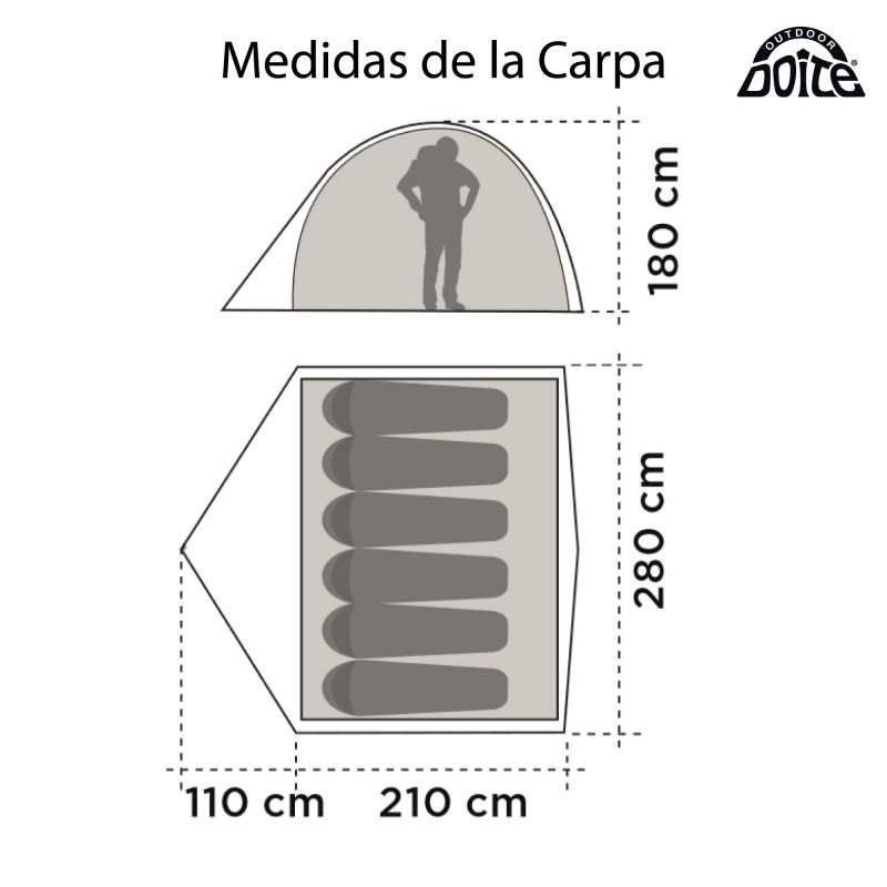 Carpa Doite Zander 6 - Carpa 3 estaciones